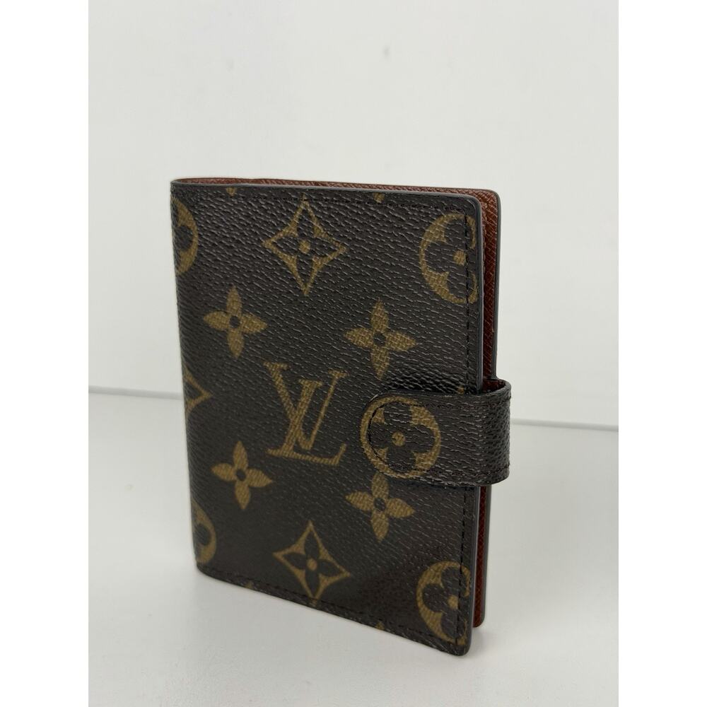 Louis Vuitton Small Ring Agenda Cover in Brown Monogram Canvas 2004